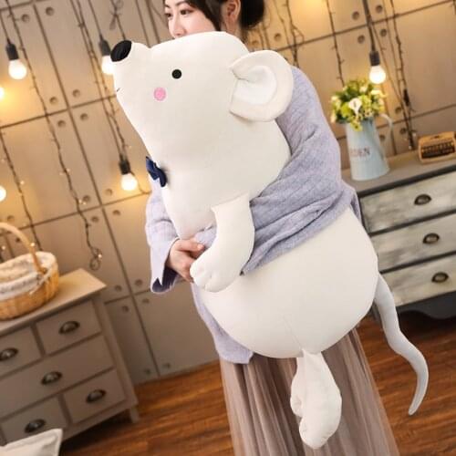 Cute mouse plush toy big cartoon rat doll girl sleeping pillow for children birthday gift 39inch 100cm DY50710