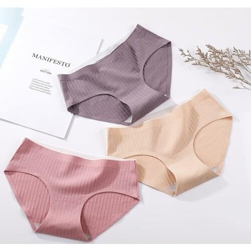 Panties for women cotton underwear sexy seamless comfort underpants brief set knickers intimates lingerie dropshipping 3 pcs/lot