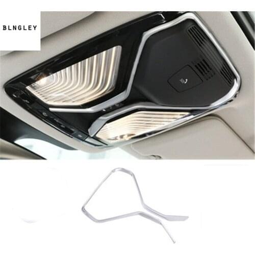 1lot Car sticker ABS Carbon fiber grain front reading light panel decoration cover for 2019 2020 BMW G20 325 330 335