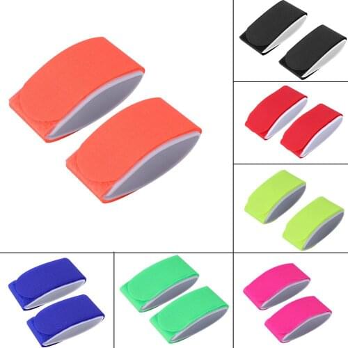1Pair Ski Snowboard Bag Carrier Nylon Hook and Loop Strap Supports Ski Snowboard Cross Country Snowboarding Bag Holder Accessory
