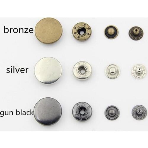 2018New Decorative Buttons Scrapbooking One Setting Tool + 100sets 10mm/12mm/15mm/17mm/20mm Snap Fastener Rapid Rivet Button