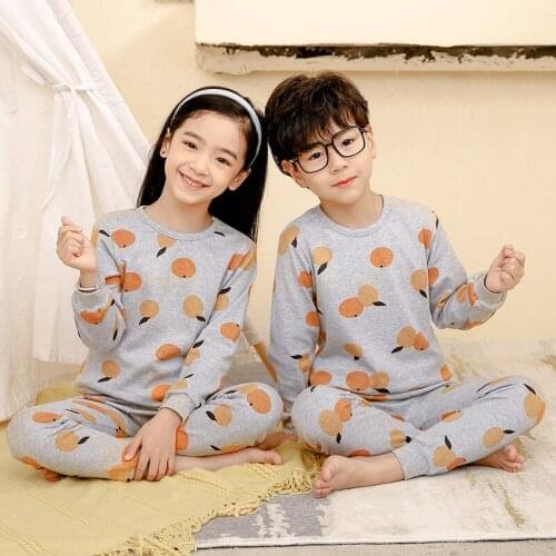 New Spring Autumn 2pc Full Sleeve Sleepwear Homewear Kids Animal Cotton Pajama Children Christmas Gifts Princess Pajamas Sets