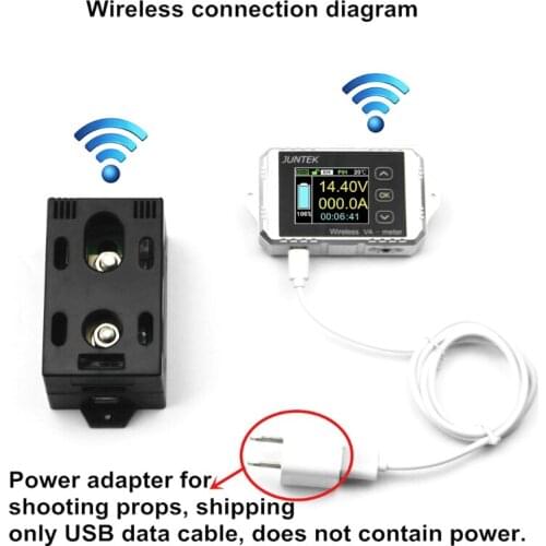 AIMOMETER DC 400V 300A Wireless Bi-directional Voltmeter Ammeter Capacity Volt Power Meter