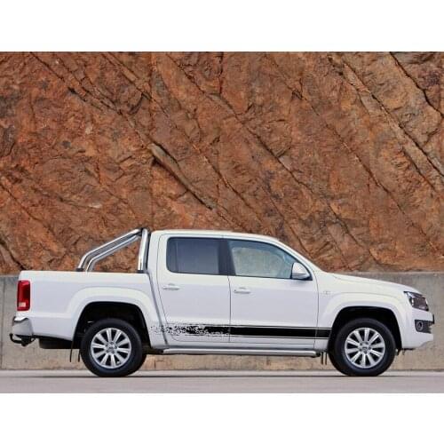 Car decals 2 piece side door stripe mud racing graphic Vinyl car sticker fit for amarok 2009 2010 2011 2012 2013 2014-2018 2019