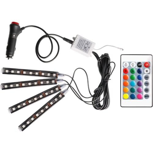 1 Set Light LED Bubble Pump Bar Light 12cm Decor Lighting Lamp LED Remote Sound Control RGB Music Lights for Car TV Home