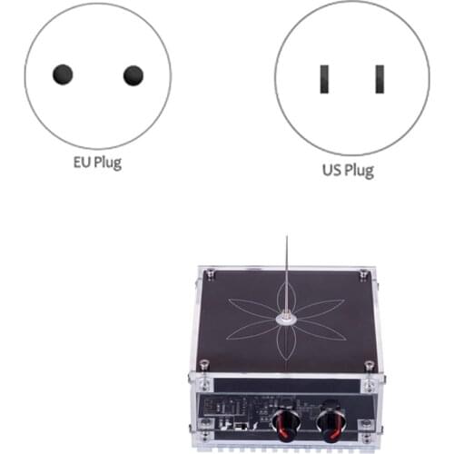 Bluetooth Music Tesla Coil High Frequency and High Voltage Generator Magnetic Storm Coil Palm Arctouchable Flash