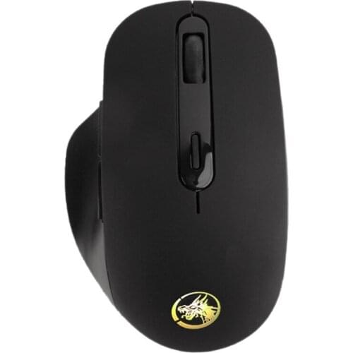 Bluetooth 2.4GHz Mouse,Dual Mode Switching 6 Button USB Wireless Connection Mouse with 500MAh Battery Mouse for Laptop