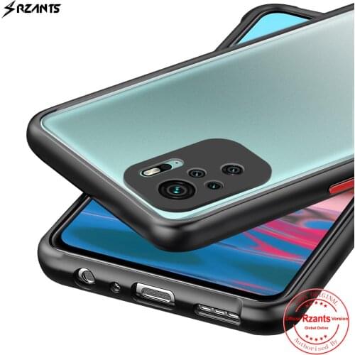 Rzants For Xiaomi Redmi Note 10 10S Redmi Note 10 Pro Max 4G Case Hard Air Bag Protection Slim Clear Cover