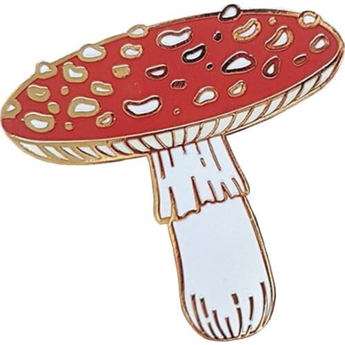 Mushroom Enamel Pin
