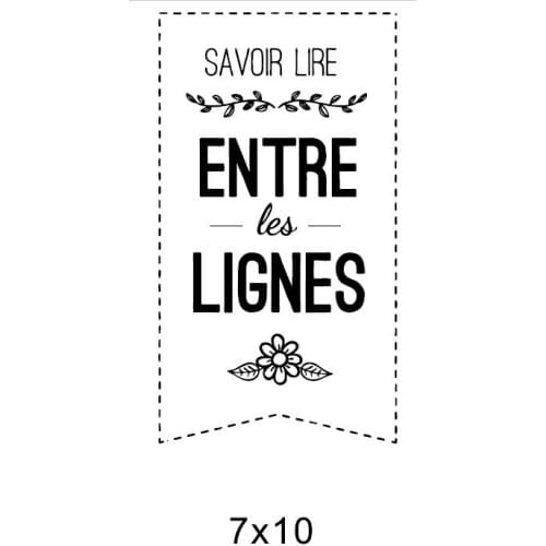 French Transparent Clear Silicone Stamp Seal for DIY scrapbooking photo album Decorative clear stamps