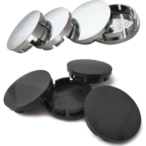 4pcs/Set 56mm Car Wheel Center Hub Caps Universal ABS Vehicle Tyre Tire Rim Cover Protector Decorations
