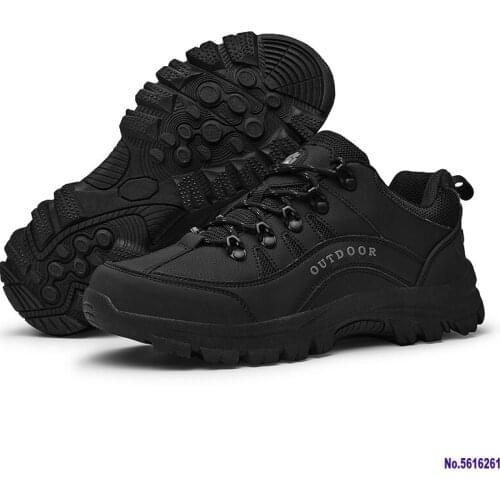 Sneakers Mens Shoes Casual Luxury Brand Outdoor Trainers Outdoor Genuine Leather Black Breathable Lace Up Shoes Men Moccasins