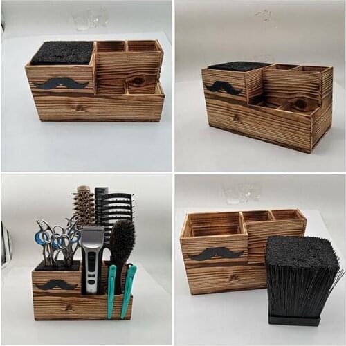 Shears Rack for Pet Grooming Hair Cutting Organizer Brushes Salon Tool Case Scissors Comb Hair Clip Dresser Storage Box