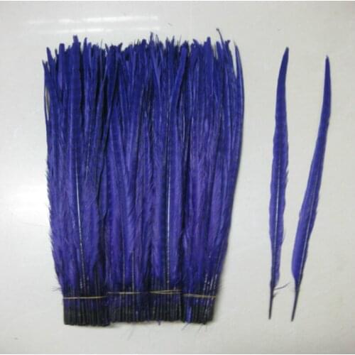 Wholesale! 100pcs Blue Natural Pheasant Feather 20-22inches/50-55cm Wedding Decoration Party Supplies Feathers