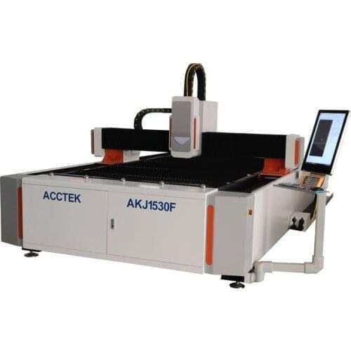 AKJ1530F Raycus 1000W 1500W 2000w Metal Cutting CNC Fiber Laser Machines