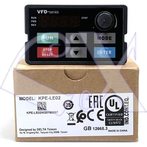 Original Delta KPE-LE02 Inverter VFD-E operation control panel