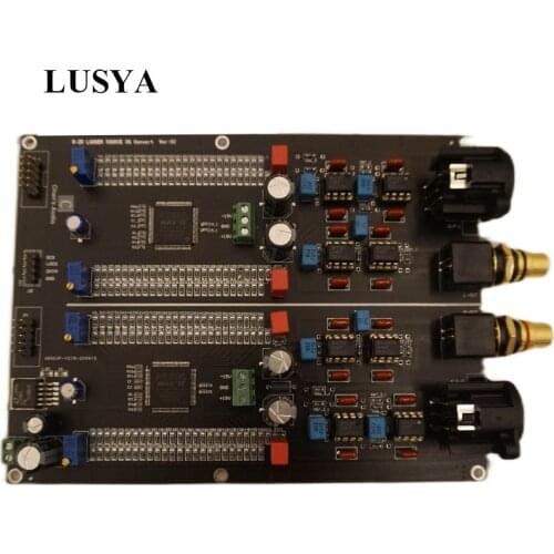 Lusya R2R I2S Input Decoder Board RCA And XLR Outputs LADDER SOURCE DA Convert 24Bit 384KHZ T0401