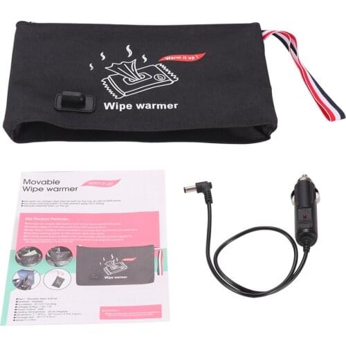 Portable Car Wipes Heater Warmer Baby Wipes Thermostat Heating Bag Wet Towel Dispenser Baby Wipes Heater For Baby