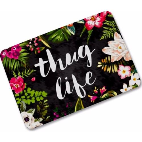 Drop shipping floor door Mat Vintage Flower Printed Rubber Non Slip Shower Mat Bathroom Carpet Bath Mat Rugs Home Decoration