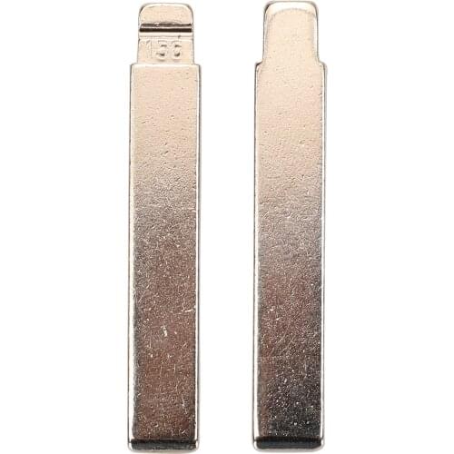 Jingyuqin Remote Key Blade For Fiat Punto Doblo Bravo Ducato Daily Scudo Blue Replacement Cover Uncut SIP22 Blade