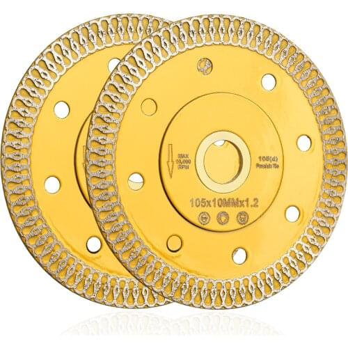 4" Tile Blade Super Thin Diamond Porcelain Blade Granite Blade Cut Off Disc For Ceramic Tile Granite Marble Cutting