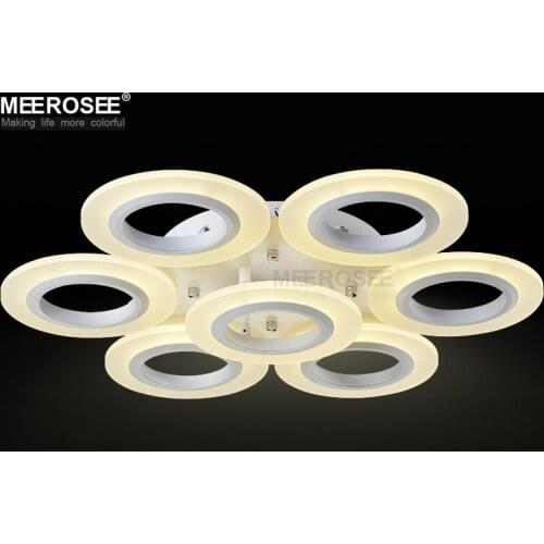 LED Ceiling Light Fixture Flush Mounted Multi Rings Acrylic White LED Aisle Ceiling Lamp Hallway Porch Light Different sizes