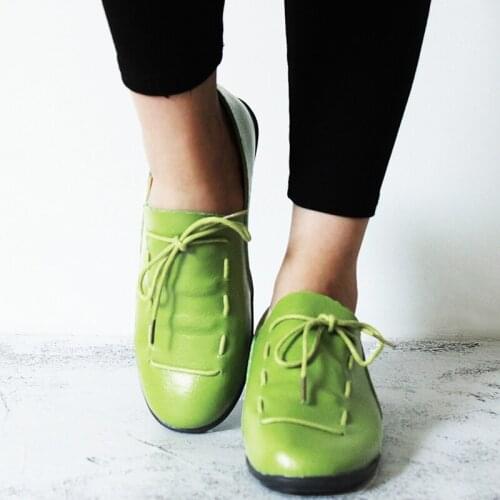 Spring Autumn Women Shoes Fake With Pleated PU Leather Flats Shoes Ladies Single Lazy Shoes Zapatos De Mujer