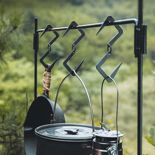 Outdoor S-shaped Hook Stainless Steel Camping Connection Buckle Heavy Duty Durable Fishing Hammock Hook