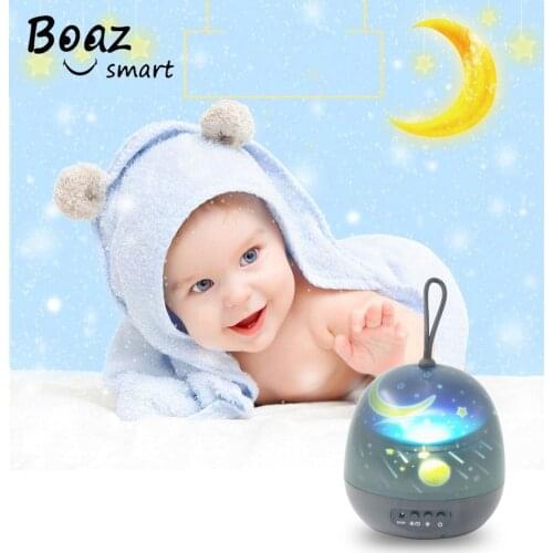 Starry Sky Rotating Projector Stars Light Christmas Holiday Lights Moon Projection Hangable Holiday Night Light