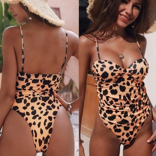 Women Swimwear Sexy high Cut One Piece Backless Swimsuit Backless Swim Suit Thong Bathing Suit Beach Wear Female Monokini