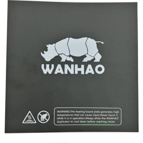 1pcs 220x220mm Wanhao i3 V2.1 3D printer spare parts printing heated bed sticker similar with Buildtak i3 heated plate