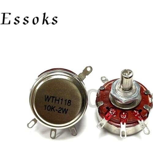 1PCS WTH118 DIY Kit Parts 2W 1A Potentiometer 470 1K 2.2K 3.3K 4.7K 5.1K 5.6K 6.8K 10K 22K 33K 47K 100K 220K 330K 470K Ohm 470R