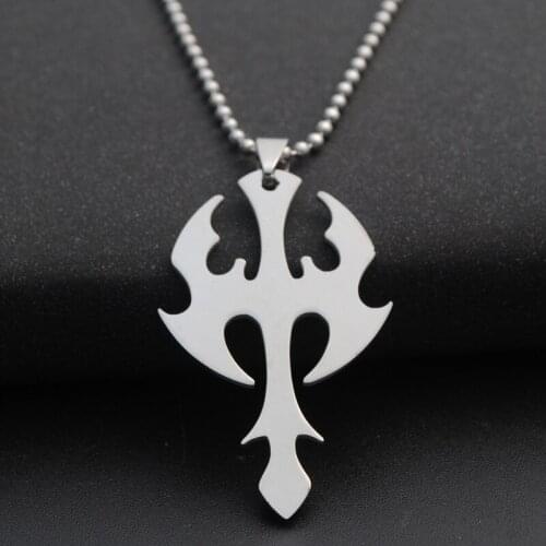 1 Stainless steel arrow dart ax charm pendant necklace weapon sea god trident lucky super hero sword dart necklace jewelry
