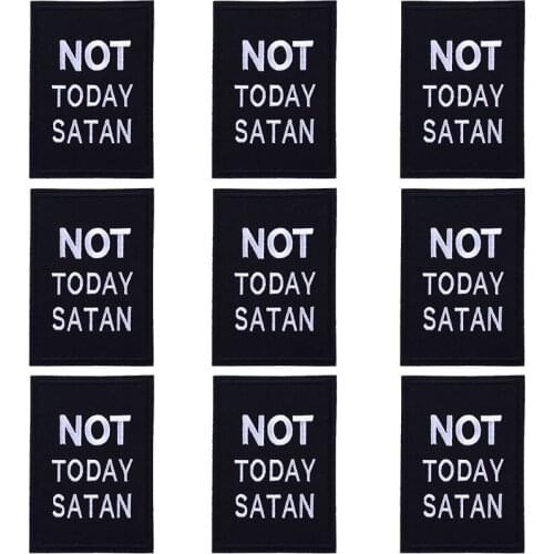 Pulaqi 10PCS Letters Patch Stripe Punk Wholesale Patches Iron On Patches For Clothing Rock Wholesale Dropship Custom Patch