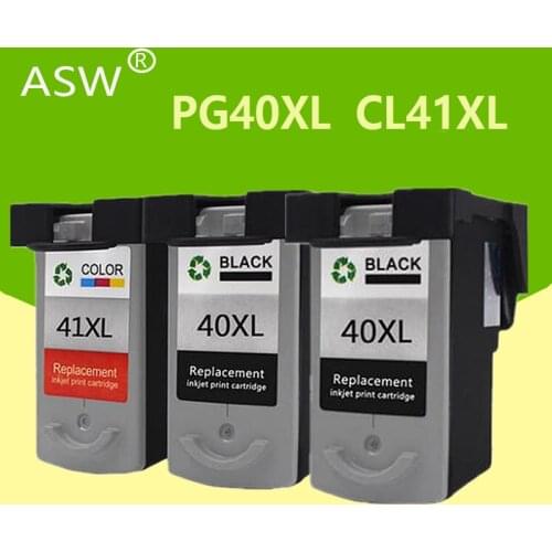 3PK PG40 CL41 ink cartridge for Canon pg 40 cl 41 PG-40 Pixma iP1800 iP1200 iP1900 iP1600 MX300 MX310 MP160 MP140 printer