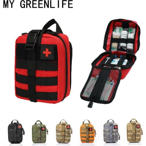 Army Medical Kit Hunting Waist bag Tactical Waist Bag Survival Gear Molle Survival First Aid Bag Outdoor SOS Pouch