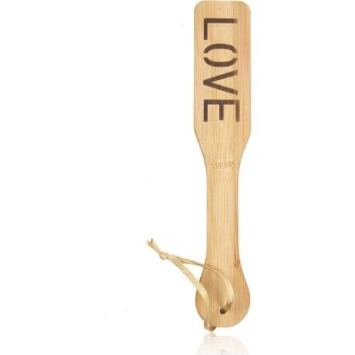 BDSM Bamboo Spanking Paddle Spanker Love Heart Flogger Whip Cane Adult Toy Sex Toys for Couples BDSM Adult Kinky Spanking Knout
