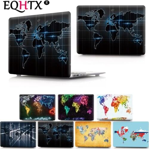 Laptop Case For Mac Book New Air13 Pro13 For MacBook Retina 11.6 12 13.3 15.4 inch New personalized map printing protective case