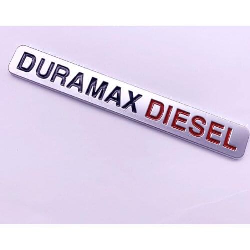 Duramax Diesel Metal Car Stickers for ZF6 SPEED EFI LIVE Emblems for Allison Transmission Duramax Car Stickers Emblems Badges
