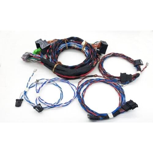 For VW Passat B6 B7 R36 CC Install Dynaudio Wire Cable Dynaudio Connecting line Audio Adapter cable 1 Set For RCD510 RNS510