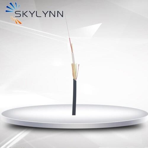 Hot Sale In France 6.0mm Diameter 500 Meter/Drum 1 Core Single Mode G657A2 Double LSZH Jacket Fiber Optic Drop Cable For FTTH