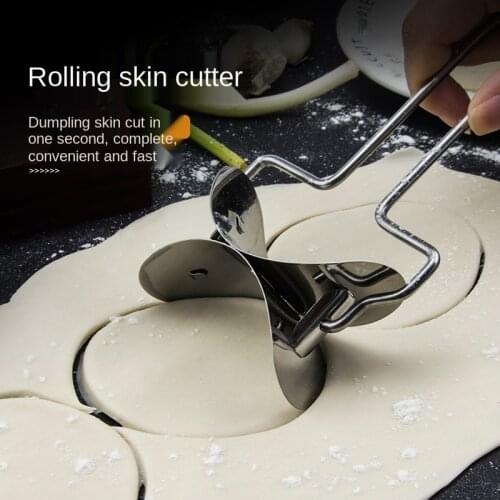 Dumpling Mold Round Rolling Cutting Blade Dough Circle Cutter DIY Ravioli Maker Device Dumpling Wrapper Manual kitchen tools