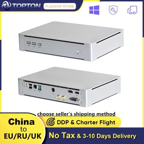 9th Gen Intel Gaming Mini PC Core i7 i5 Xeon D-1581 MSI NVIDIA GTX1650 Desktop Computer Windows 10 DVI HD DP 4K Display WiFi