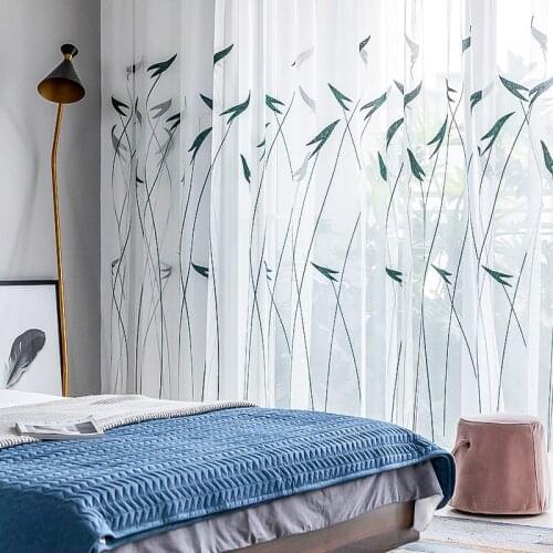 AS Window Screening Nordic Simple Net Red Balcony Light Luxury Decoration Customization Curtains for Living Dining Room Bedroom