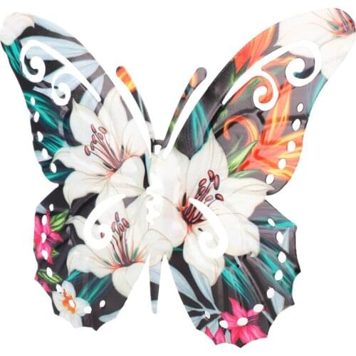 Metal Butterfly Home Bedroom Living Room Hanging Ornaments Yard Lawn Decoration Art Decor Garden Miniatures Sculptures