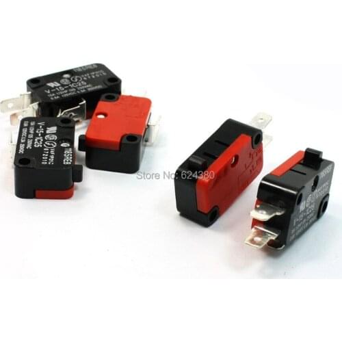 AC 250V 15A Cherry Arcade Push Button Miniature Micro Switch E-Switch SPDT 1 NO 1 NC V-15-1C25