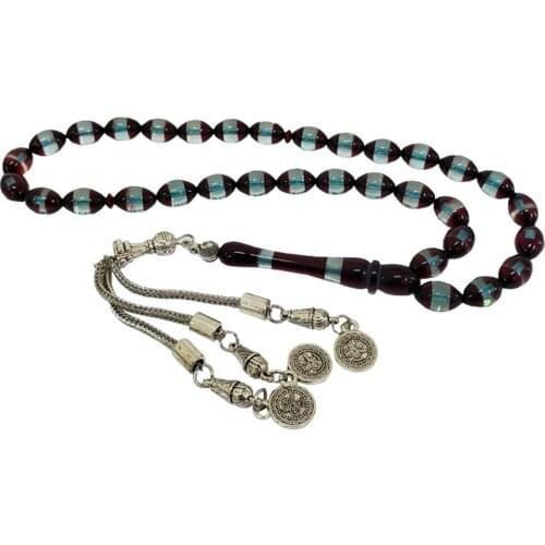 Male Powder Amber Prayer Beads