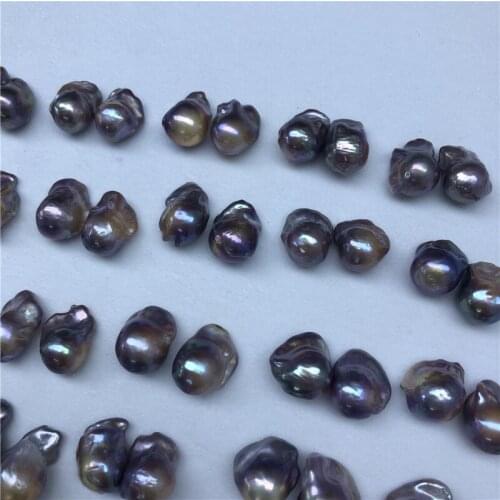 12-13MM Super Big Size Cultured Pearls, Real Natural Baroque Pearls, Loose Freshwater, 5 pairs/lot
