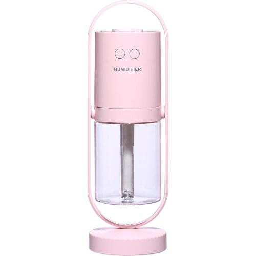 New Magic Negative Air USB Humidifier 200ml Ultrasonic Essential Oil Diffuser Cool Mist Air Purifier Lights Home
