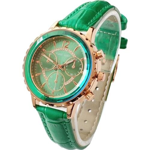 Pablo Raez Ladies Watch With Leather Strap